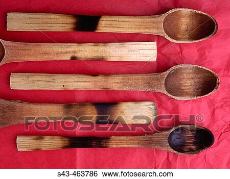 Wooden spoons. View Large Photo Image Stock Photograph - Wooden spoons.. Fotosearch