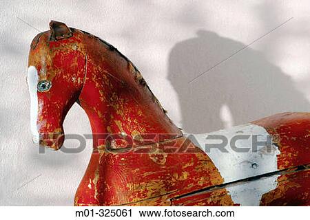 Wooden toy horse View Large Photo Image Stock Image - Wooden toy horse. Fotosearch