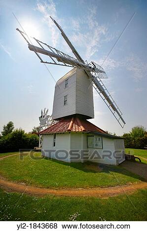 Wooden windmill at Thorpeness village - Suffolk - England View Large Photo Image Stock Photo - Wooden windmill at Thorpeness village - Suffolk - England. Fotosearch