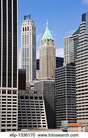 Woolworth building and 20 Exchange Place landmark buildings in Lower Manhattan, New York City View Large Photo Image Stock Image - Woolworth building and 20 Exchange Place landmark buildings in Lower Manhattan, New York City. Fotosearch