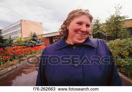 Stock Image - Worker at electrical instrument plant, formerly a defense plant. Vyborg. Russia, 1991. Fotosearch