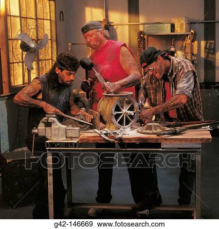Stock Photo - Workers. Fotosearch
