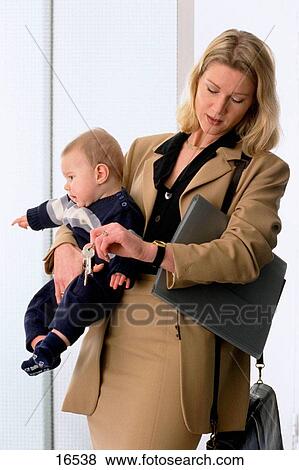 Working mother View Large Photo Image Stock Photo - Working mother. Fotosearch