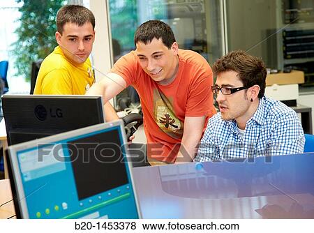 Working on digital TV project, digital TV and multimedia services, Vicomtech-IK4 Visual Interaction and Communication Technologies Centre, applied research centre for Interactive Computer Graphics and Multimedia, San Sebastian Technology Park View Large Photo Image Stock Photo - Working on digital TV project, digital TV and multimedia services, Vicomtech-IK4 Visual Interaction and Communication Technologies Centre, applied research centre for Interactive Computer Graphics and Multimedia, San Sebastian Technology Park. Fotosearch
