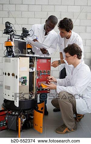 Working on Robot Mirela, Fatronik Foundation, Research Technology Center. Donostia-San SebastiBn, Euskadi. Spain View Large Photo Image Picture - Working on Robot Mirela, Fatronik Foundation, Research Technology Center. Donostia-San SebastiBn, Euskadi. Spain. Fotosearch