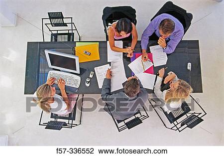 Stock Image - Working team. Fotosearch