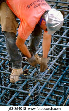 Stock Photo - Workman. San Francisco, California. USA.. Fotosearch