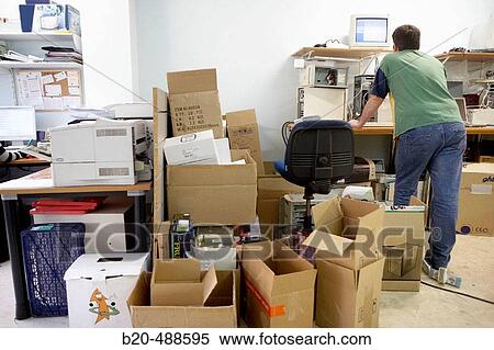 Workshop for the assembly and repair of computer equipments. View Large Photo Image Stock Photography - Workshop for the assembly and repair of computer equipments.. Fotosearch