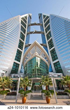 World Trade Center buildings, Manama, Bahrain View Large Photo Image Stock Photograph - World Trade Center buildings, Manama, Bahrain. Fotosearch