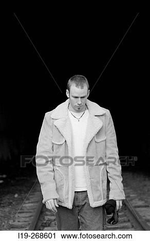 Stock Image - Worried boy. Fotosearch