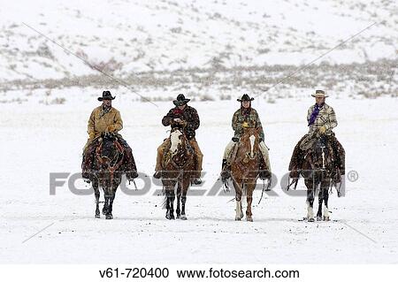 Wranglers out for a ride in winter Shell, Wyoming, Usa View Large Photo Image Stock Image - Wranglers out for a ride in winter Shell, Wyoming, Usa. Fotosearch