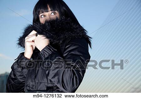 wrapped up girl View Large Photo Image Stock Image - wrapped up girl. Fotosearch