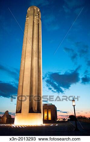 Stock Image - WWI monument, Kansas City MO.. Fotosearch