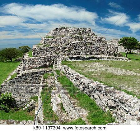 Picture - Xochicalco archaelogical site. Mexico. Fotosearch