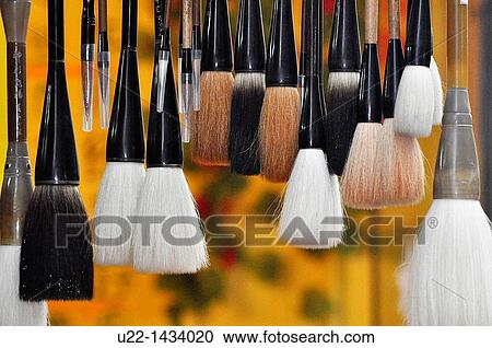 Yangshou (China): brushes for writing Chinese characters, sold as souvenirs along the Walking Street View Large Photo Image Stock Image - Yangshou (China): brushes for writing Chinese characters, sold as souvenirs along the Walking Street. Fotosearch