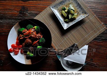 Stock Image - Yangshou (China): gluten meatballs at Pure Lotus restaurant. Fotosearch