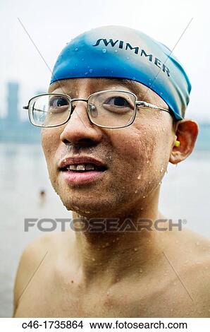 Yangtze river winter-swimming club, Chongqing, Sichuan Province, Yangtze River, China. View Large Photo Image Picture - Yangtze river winter-swimming club, Chongqing, Sichuan Province, Yangtze River, China.. Fotosearch