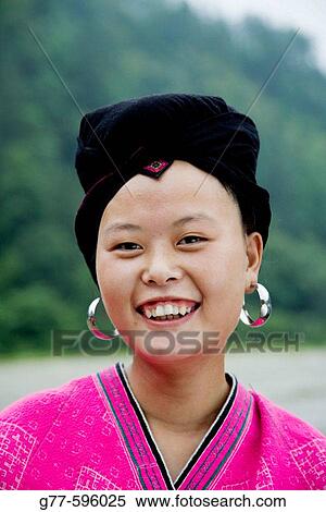 Yao Chinese woman. Guilin. Longsheng. Guangxi Province. China. View Large Photo Image Stock Photography - Yao Chinese woman. Guilin. Longsheng. Guangxi Province. China.. Fotosearch