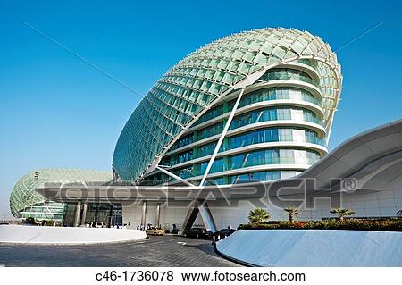 Yas Hotel, at the F1 racetrack on Yas Island, Abu Dhabi, United Arab Emirates, Middle East. View Large Photo Image Stock Photo - Yas Hotel, at the F1 racetrack on Yas Island, Abu Dhabi, United Arab Emirates, Middle East.. Fotosearch