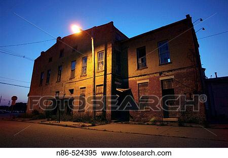 Yellow building at night, Evansville. Indiana, USA View Large Photo Image Stock Photography - Yellow building at night, Evansville. Indiana, USA. Fotosearch