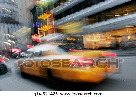 Yellow taxi cabs, blur, motion, movement, speed. Avenue of the Americas. Midtown Manhattan. New York. USA. View Large Photo Image Stock Photography - Yellow taxi cabs, blur, motion, movement, speed. Avenue of the Americas. Midtown Manhattan. New York. USA.. Fotosearch