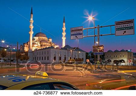 Yeni Mosque, Istanbul, Turkey View Large Photo Image Stock Photo - Yeni Mosque, Istanbul, Turkey. Fotosearch