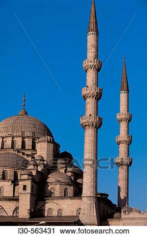 Yeni Valide Mosque (New Mosque aka Yeni Cami), Istanbul. Turkey View Large Photo Image Stock Image - Yeni Valide Mosque (New Mosque aka Yeni Cami), Istanbul. Turkey. Fotosearch