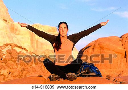 Yoga. Grand Staircase-Escalante National Monument. Utah. USA View Large Photo Image Stock Photo - Yoga. Grand Staircase-Escalante National Monument. Utah. USA. Fotosearch