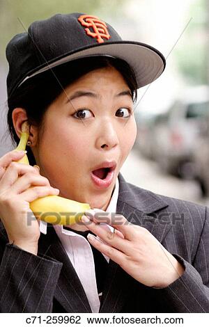 Stock Image - Young Asian Woman. Fotosearch