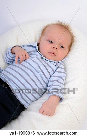 Young baby boy 6 weeks old, France View Large Photo Image Stock Photograph - Young baby boy 6 weeks old, France. Fotosearch