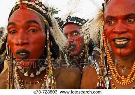 Young Bororo men dancing during Gerewol festival, the most important traditional meeting for Bororo tribe, Niger View Large Photo Image Stock Image - Young Bororo men dancing during Gerewol festival, the most important traditional meeting for Bororo tribe, Niger. Fotosearch