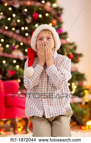 Young boy looking forward for Christmas View Large Photo Image Picture - Young boy looking forward for Christmas. Fotosearch