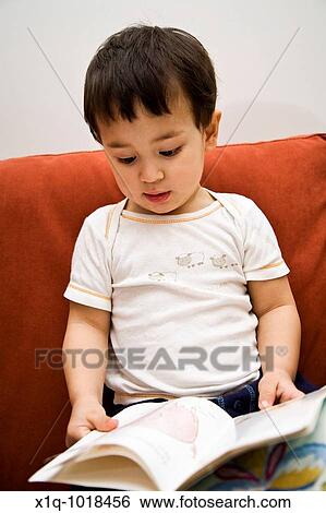 Young boy reading a book at home Iceland View Large Photo Image Stock Photograph - Young boy reading a book at home Iceland. Fotosearch