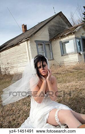 Young Bride on her Wedding Day View Large Photo Image Stock Image - Young Bride on her Wedding Day. Fotosearch