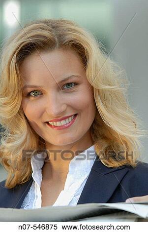 Stock Photography - Young business woman.. Fotosearch