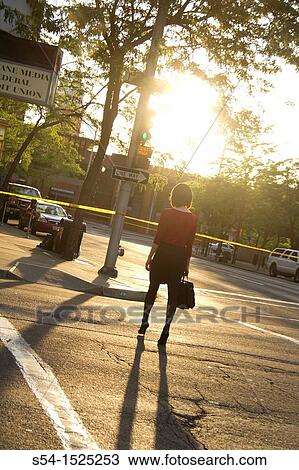 Stock Image - Young businesswoman of Russian descent in Spokane, Washington, USA. Fotosearch