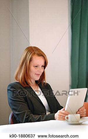 Young caucasian woman View Large Photo Image Stock Photo - Young caucasian woman. Fotosearch