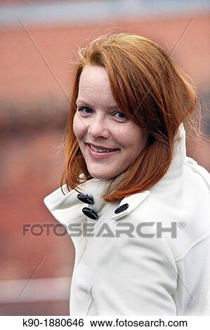 Young caucasian woman View Large Photo Image Stock Photograph - Young caucasian woman. Fotosearch