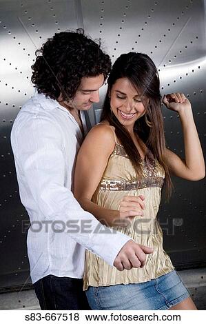young couple dancing at club View Large Photo Image Stock Photo - young couple dancing at club. Fotosearch