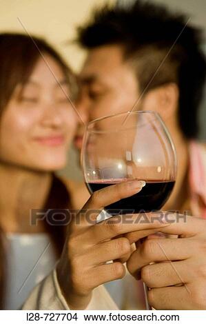 Young Couple Drinking Wine View Large Photo Image Picture - Young Couple Drinking Wine. Fotosearch