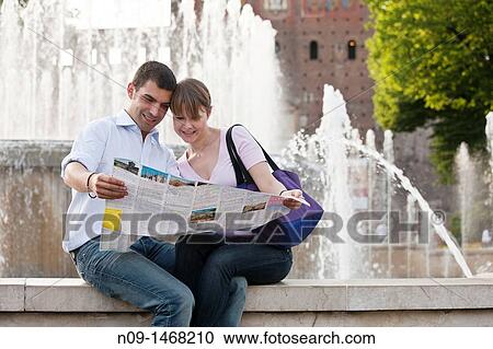 young couple in Milan View Large Photo Image Stock Image - young couple in Milan. Fotosearch
