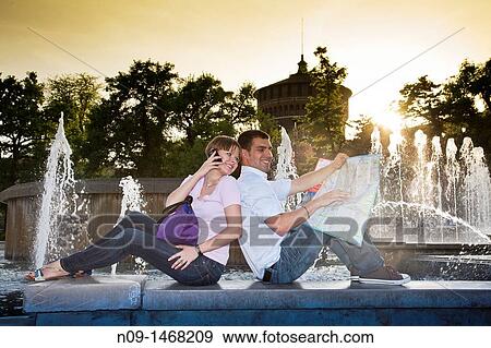 young couple in Milan View Large Photo Image Stock Photo - young couple in Milan. Fotosearch