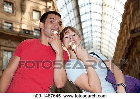 young couple in Milan View Large Photo Image Stock Photography - young couple in Milan. Fotosearch
