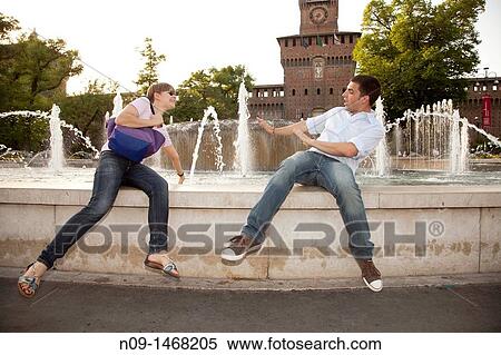 young couple in Milan View Large Photo Image Stock Photography - young couple in Milan. Fotosearch