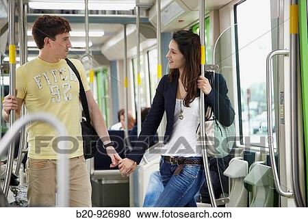 Young couple in tram, Vitoria, Alava, Basque Country, Spain View Large Photo Image Stock Image - Young couple in tram, Vitoria, Alava, Basque Country, Spain. Fotosearch