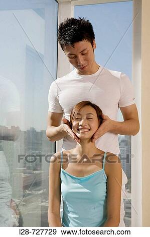 Young Couple massage View Large Photo Image Stock Photo - Young Couple massage. Fotosearch