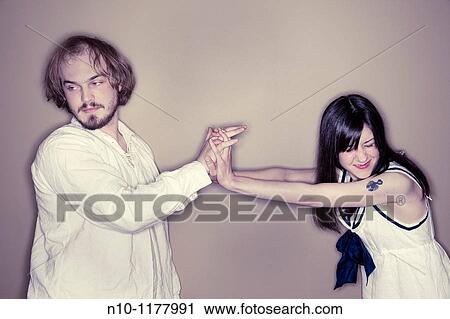 Stock Image - Young couple. Fotosearch