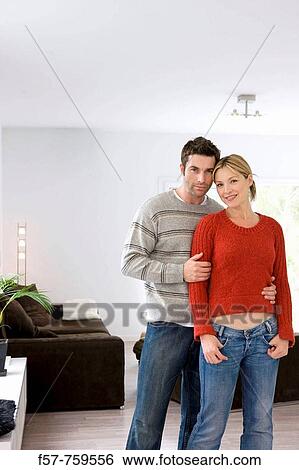 Stock Photograph - Young couple. Fotosearch