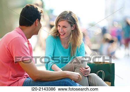 Stock Photograph - Young couple. Fotosearch