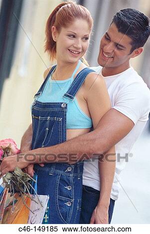 Stock Photography - Young couple. Fotosearch